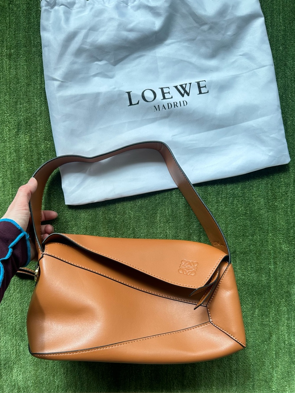 Loewe Tan Puzzle Shoulder Bag